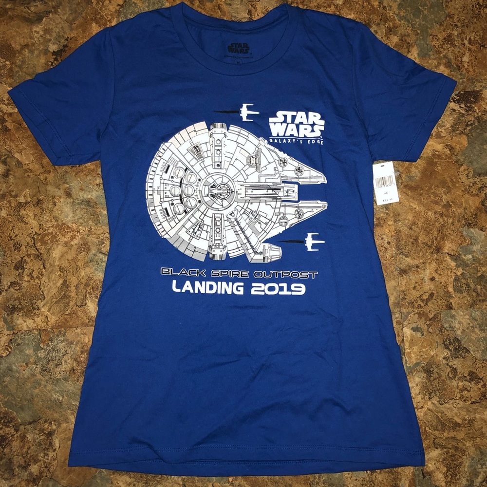 Women’s Blue Star Wars Galaxy’s Edge T Shirt